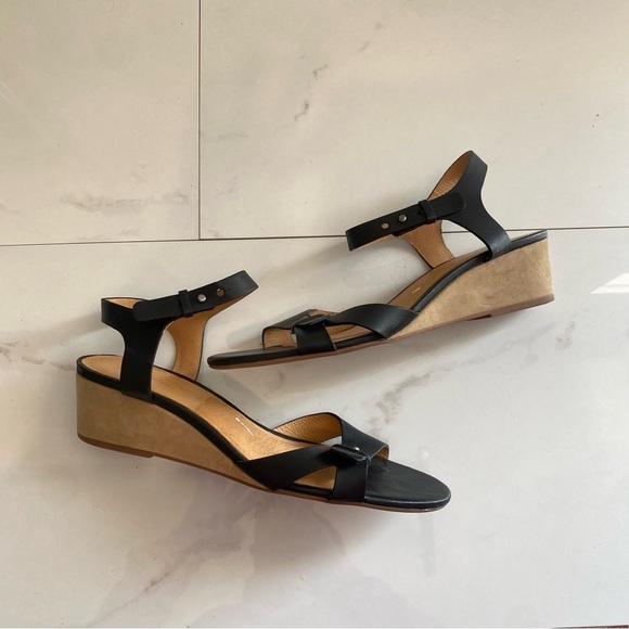 Madewell Joan Black Sandal Size 10 - Picture 4 of 8